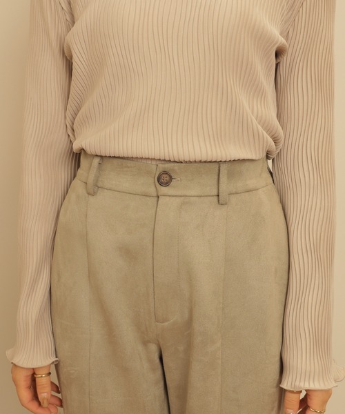 mil（ミル）の「スエードライクセミフレアパンツ（その他パンツ・レディース・モカ/ミント・M/XS/S）」の12枚目の写真