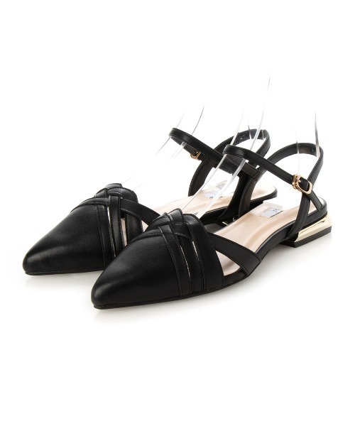 【EVOL】アンクルストラップデザインヒールパンプスIU5064