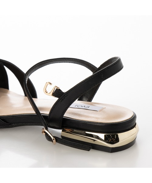 【EVOL】アンクルストラップデザインヒールパンプスIU5064