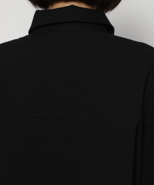 PAGEBOY(ページボーイ)の「ウエストドロストシャツ(シャツ/ブラウス・レディース・ブルー系その他/ブラック/オフホワイト・FREE)」の7枚目の写真