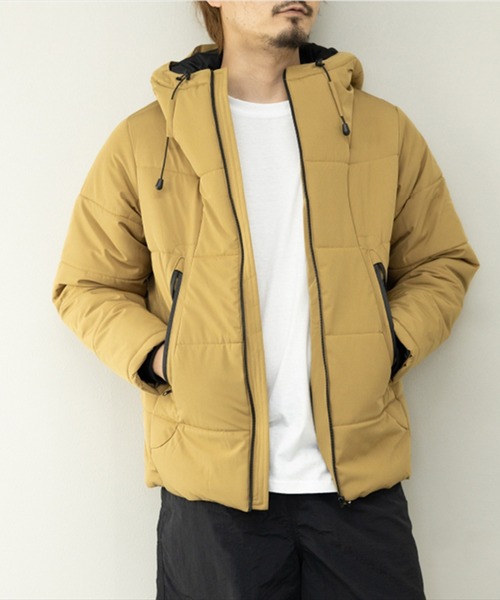 防風撥水ストレッチ止水ファスナ中綿ブルゾン（ダウンジャケット/コート）｜STYLEBLOCK（スタイルブロック）