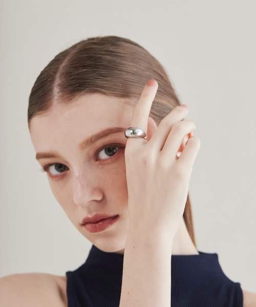 ciite' surgical stainless(シーテサージカルステンレス)の「【 金属アレルギー対応 】 ぷっくりリング サージカルステンレス 316L(リング・レディース・ゴールド/シルバー・11号/13号/4号/15号/7号/9号)」の6枚目の写真