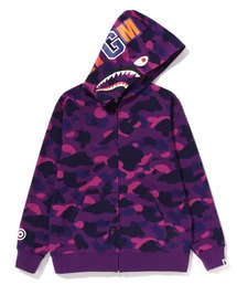 【A BATHING APE 】ピンク紫迷彩フィッシングベスト A BATHING APE（アベイシングエイプ）の「COLOR CAMO 6 POCKET PANTS M