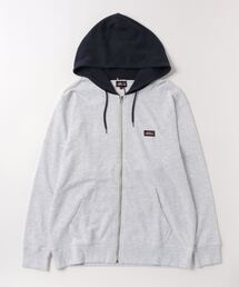 Dickies（ディッキーズ）の「Dickies/ディッキーズ ワンポイントロゴ刺繍 スウェット フルジップパーカー トレーナー 大きいサイズ（スウェット・メンズ）」