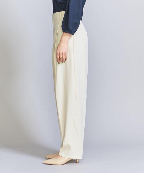 BEAUTY&YOUTH UNITED ARROWS（ビューティーアンドユースユナイテッドアローズ）の「ツイル タック テーパードパンツ/ライナー（スラックス・レディース・オフホワイト・S/M/L）」の7枚目の写真
