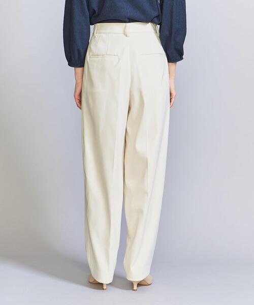 BEAUTY&YOUTH UNITED ARROWS（ビューティーアンドユースユナイテッドアローズ）の「ツイル タック テーパードパンツ/ライナー（スラックス・レディース・オフホワイト・S/M/L）」の8枚目の写真