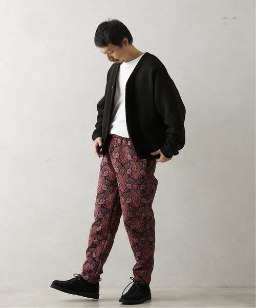 JOURNAL STANDARD relume(ジャーナルスタンダード レリューム)の「【カーディガン+カットソーの2点SET】リサイクルポリ ガーターカーディガン(カーディガン/ボレロ・メンズ・ブラック/カーキ/イエロー/オレンジ/ブルー/ベージュ系その他/グリーン系その他/ブラックミックス・MEDIUM/LARGE)」の9枚目の写真