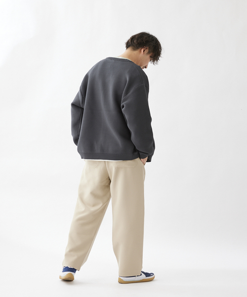 JOURNAL STANDARD relume(ジャーナルスタンダード レリューム)の「【カーディガン+カットソーの2点SET】リサイクルポリ ガーターカーディガン(カーディガン/ボレロ・メンズ・ブラック/カーキ/イエロー/オレンジ/ブルー/ベージュ系その他/グリーン系その他/ブラックミックス・MEDIUM/LARGE)」の11枚目の写真