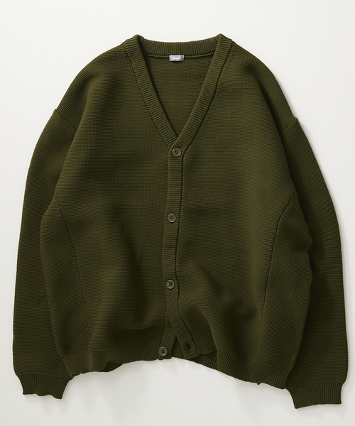 JOURNAL STANDARD relume(ジャーナルスタンダード レリューム)の「【カーディガン+カットソーの2点SET】リサイクルポリ ガーターカーディガン(カーディガン/ボレロ・メンズ・ブラック/カーキ/イエロー/オレンジ/ブルー/ベージュ系その他/グリーン系その他/ブラックミックス・MEDIUM/LARGE)」の19枚目の写真