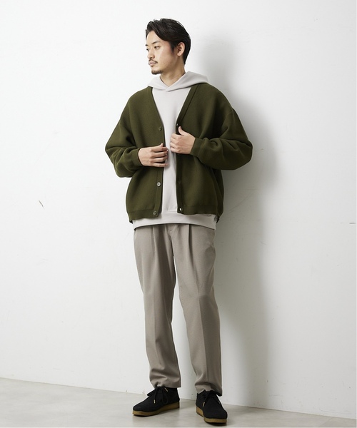 JOURNAL STANDARD relume(ジャーナルスタンダード レリューム)の「【カーディガン+カットソーの2点SET】リサイクルポリ ガーターカーディガン(カーディガン/ボレロ・メンズ・ブラック/カーキ/イエロー/オレンジ/ブルー/ベージュ系その他/グリーン系その他/ブラックミックス・MEDIUM/LARGE)」の20枚目の写真