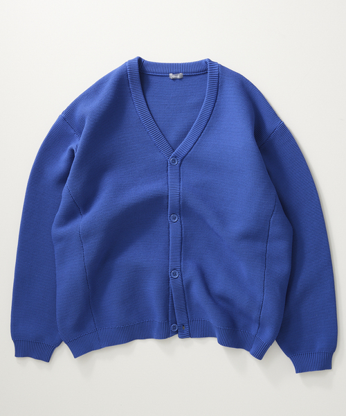 JOURNAL STANDARD relume(ジャーナルスタンダード レリューム)の「【カーディガン+カットソーの2点SET】リサイクルポリ ガーターカーディガン(カーディガン/ボレロ・メンズ・ブラック/カーキ/イエロー/オレンジ/ブルー/ベージュ系その他/グリーン系その他/ブラックミックス・MEDIUM/LARGE)」の21枚目の写真