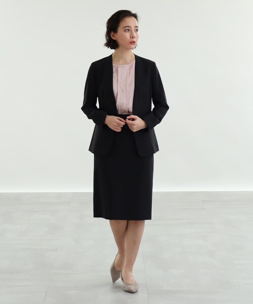 INDIVI（インディヴィ）の「◆【定番スーツ/通勤/UVケア】ストレートスカート（スカート・レディース・ネイビー/ブラック・05/36/12/40/34/38/13/15 /19/42/03/17）」の15枚目の写真