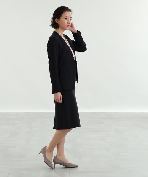 INDIVI（インディヴィ）の「◆【定番スーツ/通勤/UVケア】ストレートスカート（スカート・レディース・ネイビー/ブラック・05/36/12/40/34/38/13/15 /19/42/03/17）」の16枚目の写真