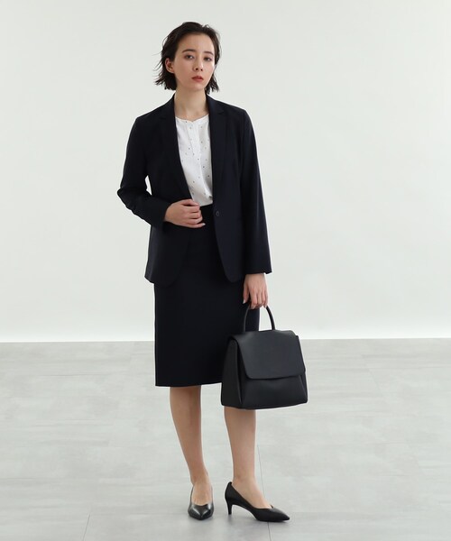 INDIVI（インディヴィ）の「◆【定番スーツ/通勤/UVケア】ストレートスカート（スカート・レディース・ネイビー/ブラック・05/36/12/40/34/38/13/15 /19/42/03/17）」の20枚目の写真