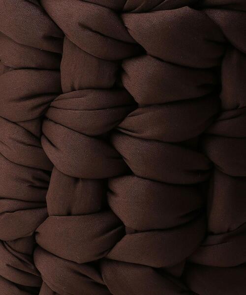 JAMIRAY（ジャミレイ）の「＜JAMIRAY＞WOVEN BASKET バッグ（かごバッグ・レディース・ベージュ/ダークブラウン・FREE）」の14枚目の写真