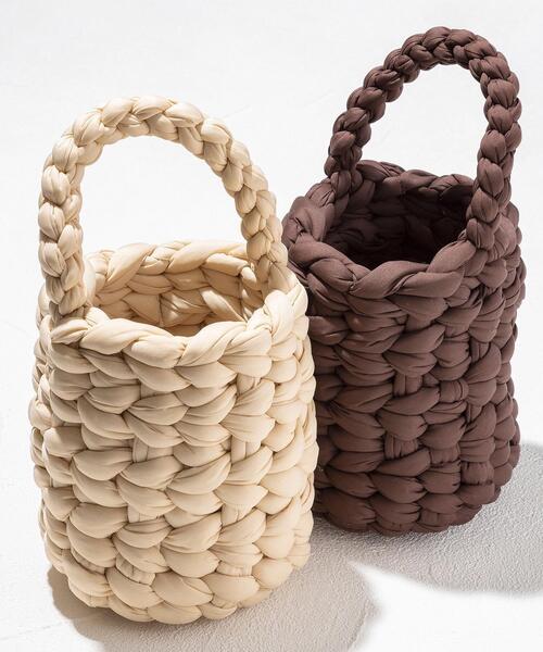JAMIRAY バスケットバッグ JAMIRAY（ジャミレイ）の「＜JAMIRAY＞WOVEN BASKET バッグ