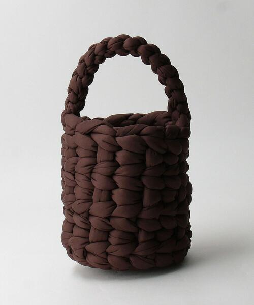 JAMIRAY（ジャミレイ）の「＜JAMIRAY＞WOVEN BASKET バッグ（かごバッグ・レディース・ベージュ/ダークブラウン・FREE）」の19枚目の写真