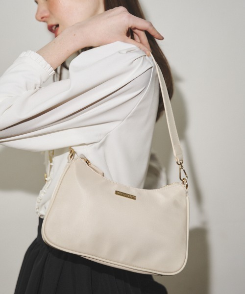 MIRO AMURETTE（ミロアミュレット）の「2way round bag/2wayラウンドバッグ（ショルダーバッグ・レディース・ホワイト・FREE）」の4枚目の写真