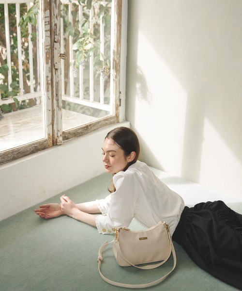 MIRO AMURETTE（ミロアミュレット）の「2way round bag/2wayラウンドバッグ（ショルダーバッグ・レディース・ホワイト・FREE）」の17枚目の写真