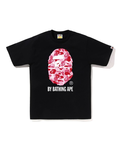 A BATHING APE(アベイシングエイプ)の「ABC CAMO BY BATHING APE TEE M(Tシャツ/カットソー・メンズ・ブラック×ピンク/ブラック×ブルー/ホワイト×ピンク/ブラック×グリーン/ホワイト×グリーン/ホワイト×ブルー・LARGE/XXX-LARGE/XX-LARGE/X-LARGE/MEDIUM/SMALL)」の6枚目の写真