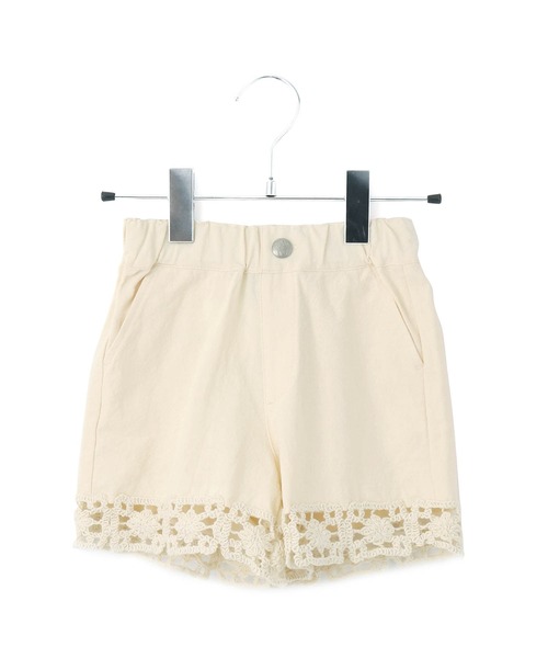 MAKE YOUR DAY（メイクユアデイ）の「裾編みモチーフショートパンツ■80～140cm（その他パンツ・キッズ・キャメル/ピンク/アイボリー・120/130/90/100/140/80/110）」の10枚目の写真