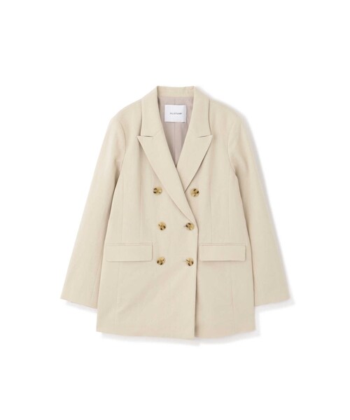 JILL STUART(ジルスチュアート)の「◆コットンリネンダブルジャケット(テーラードジャケット・レディース・ベージュ/ブラック・MEDIUM/SMALL)」の19枚目の写真