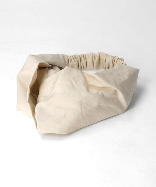 green label relaxing（グリーンレーベルリラクシング）の「【WEB限定】アソート ターバン（ヘアバンド・レディース・ライトグレー/ブラック/ベージュ/ナチュラル・FREE）」の4枚目の写真