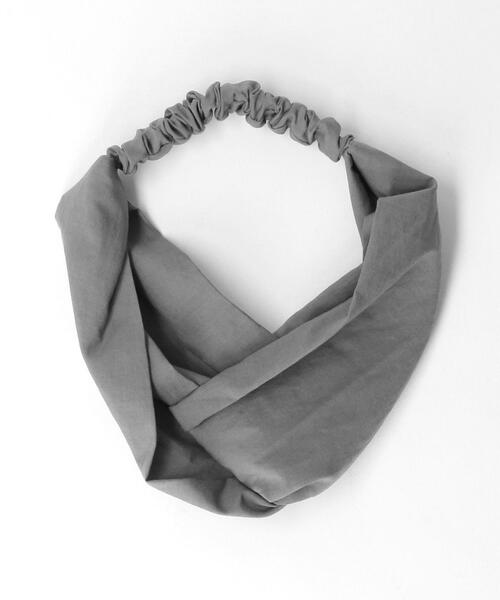 green label relaxing（グリーンレーベルリラクシング）の「【WEB限定】アソート ターバン（ヘアバンド・レディース・ライトグレー/ブラック/ベージュ/ナチュラル・FREE）」の5枚目の写真