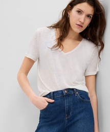 GAP | リネンブレンド Tシャツ(Tシャツ/カットソー)