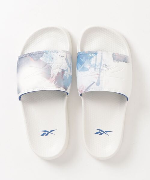 Reebok（リーボック）の「クラシック スライド / CLASSIC SLIDE（サンダル・メンズ・オフホワイト/ホワイト系その他/サックスブルー・23.0cm/23.5cm/24.0cm/25.0cm/26.0cm/27.0cm/28.0cm/29.0cm）」の8枚目の写真