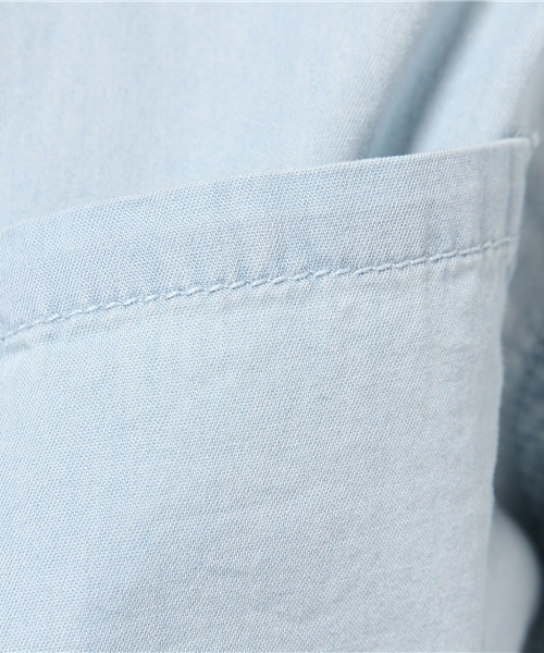 Denime（ドゥニーム）の「CHAMBRAY SHIRTS/シャンブレーシャツ（シャツ/ブラウス・レディース・ライトインディゴブルー/インディゴブルー・FREE）」の11枚目の写真