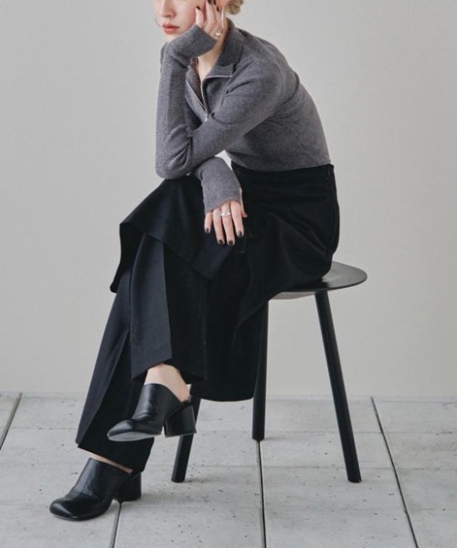 TODAYFUL（トゥデイフル）の「TODAYFUL(トゥデイフル) "Chunky Heel Sabot"チャンキーヒールサボ/12321004（サンダル・レディース・ブラック・38/36/37）」の12枚目の写真