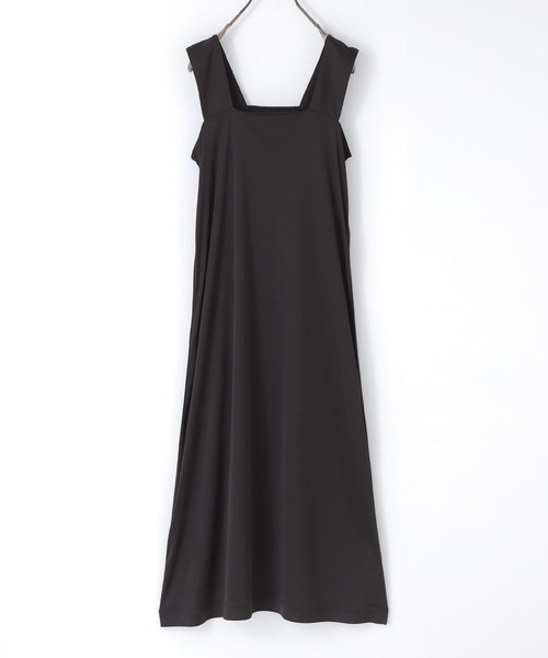 n'OrLABEL(ノアールレーベル)の「『ブラ紐隠しペチワンピース』(インナーウェア/肌着・レディース・ライトベージュ/ブラック/モカ・M/L/LL)」の1枚目の写真