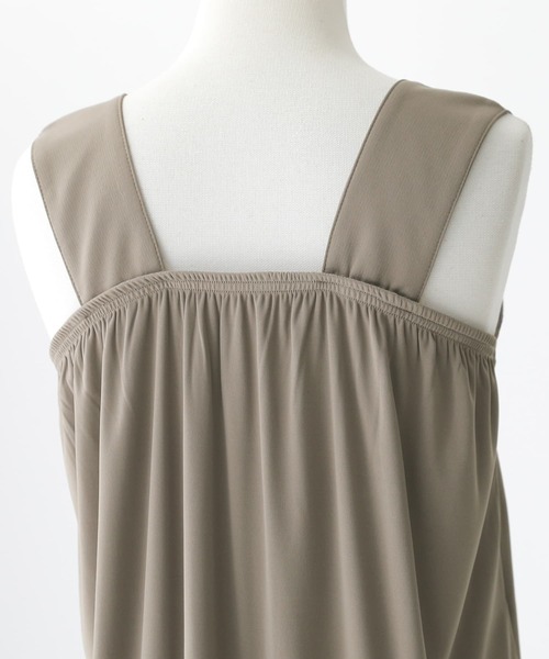 n'OrLABEL(ノアールレーベル)の「『ブラ紐隠しペチワンピース』(インナーウェア/肌着・レディース・ライトベージュ/ブラック/モカ・M/L/LL)」の12枚目の写真