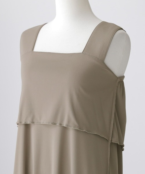 n'OrLABEL(ノアールレーベル)の「『ブラ紐隠しペチワンピース』(インナーウェア/肌着・レディース・ライトベージュ/ブラック/モカ・M/L/LL)」の13枚目の写真