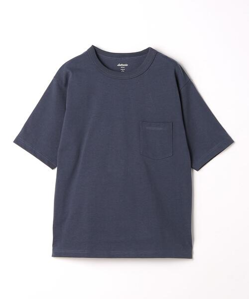 green label relaxing(グリーンレーベルリラクシング)の「ヘビーウェイト クルーネック Tシャツ(Tシャツ/カットソー・メンズ・ネイビー/ターコイズブルー/オフホワイト/ダークグレー・XXL/S/XL/M/L)」の13枚目の写真