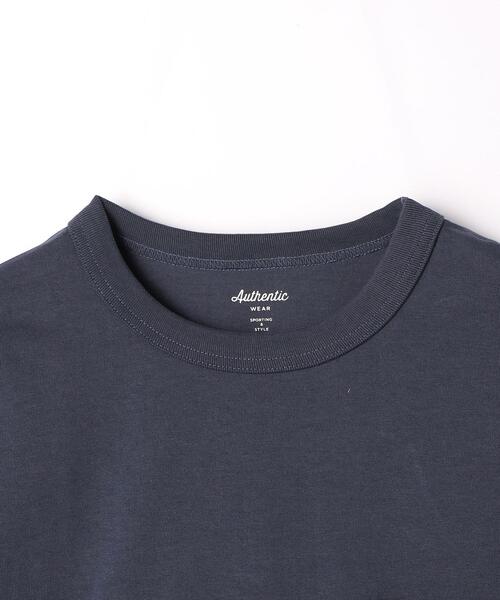 green label relaxing(グリーンレーベルリラクシング)の「ヘビーウェイト クルーネック Tシャツ(Tシャツ/カットソー・メンズ・ネイビー/ターコイズブルー/オフホワイト/ダークグレー・XXL/S/XL/M/L)」の19枚目の写真