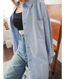 EVRIS | ワンポイントベーシックオーバーサイズシャツ(シャツ/ブラウス)