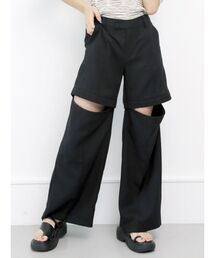 MURUA | ローライズカッティングパンツ【2way】(スラックス)