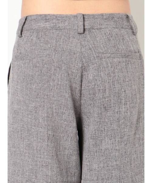 MURUA（ムルーア）の「ローライズカッティングパンツ【2way】（スラックス・レディース・グレー/ブラック・1/2）」の12枚目の写真