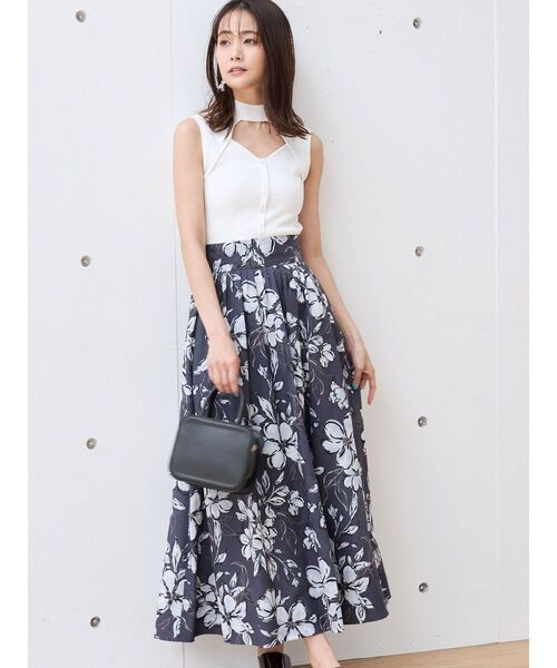 MERCURYDUO（マーキュリーデュオ）の「2WAYカットアウトデザインコンパクトニット（ニット/セーター・レディース・オフホワイト/ピンク/ブラック/ライム・FREE）」の6枚目の写真