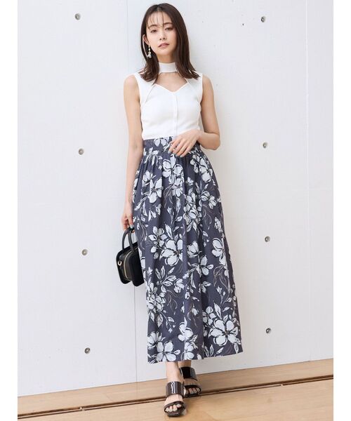 MERCURYDUO（マーキュリーデュオ）の「2WAYカットアウトデザインコンパクトニット（ニット/セーター・レディース・オフホワイト/ピンク/ブラック/ライム・FREE）」の10枚目の写真