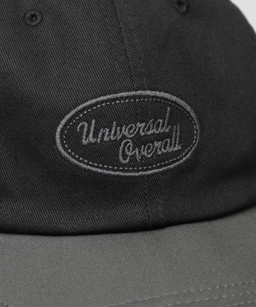 UNIVERSAL OVERALL(ユニバーサルオーバーオール)の「ロゴ刺繍 バイカラー ショートバイザー(キャップ・メンズ・ベージュ/グレー・FREE)」の14枚目の写真