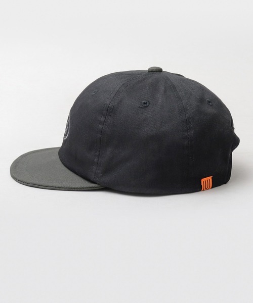 セール】ロゴ刺繍 バイカラー ショートバイザー（キャップ