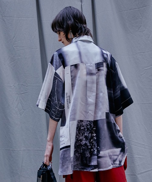 PRANK PROJECT（プランクプロジェクト）の「コラージュフォトシャツ / Collage Photo Shirt（シャツ/ブラウス・レディース・ブラック/マルチ・FREE）」の9枚目の写真