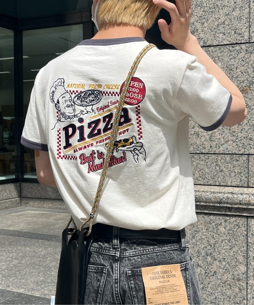 CPCM(シーピーシーエム)の「バック刺繍リンガーT(Tシャツ/カットソー・レディース・オフホワイト/チャコールグレー・LARGE/MEDIUM/X-LARGE)」の19枚目の写真