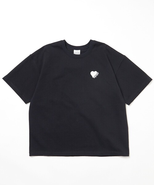 kaoyorinakami(カオヨリナカミ)の「KAOYORINAKAMI×FREAK’S STORE/カオヨリナカミ×フリークスストア Rabbit heart S/S/ラビット ハート ショートスリーブTシャツ/半袖Tシャツ/バックプリント/ハートモチーフ(Tシャツ/カットソー・メンズ・ホワイト/ブルーグリーン/ブラック/ブラウン・LARGE/MEDIUM/X-LARGE)」の21枚目の写真