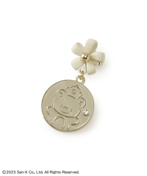 ROPE' PICNIC（ロペピクニック）の「【Rilakkuma(リラックマ) 】meets ROPE' PICNIC/マットフラワーピアス（ピアス（両耳用）・レディース・イエロー/キナリ/ラベンダー・FREE）」の4枚目の写真