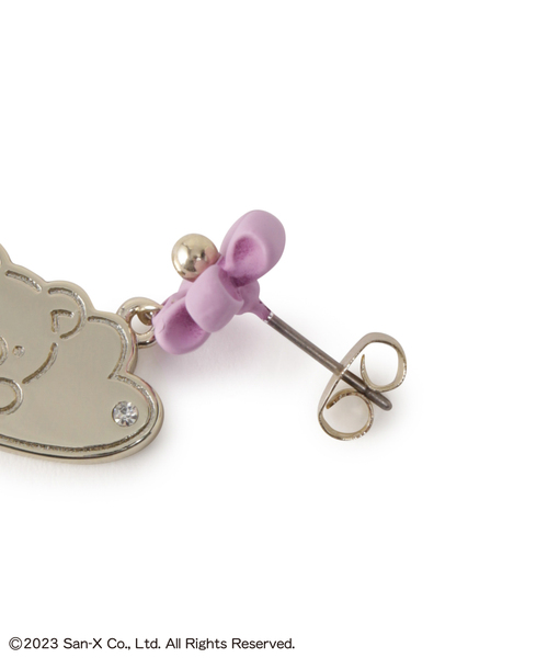 ROPE' PICNIC（ロペピクニック）の「【Rilakkuma(リラックマ) 】meets ROPE' PICNIC/マットフラワーピアス（ピアス（両耳用）・レディース・イエロー/キナリ/ラベンダー・FREE）」の7枚目の写真