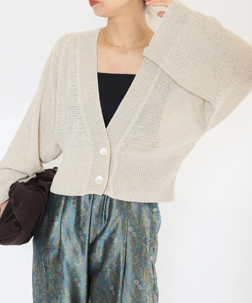 セール】WASHI Vネックカーディガン（カーディガン/ボレロ）｜VERMEIL
